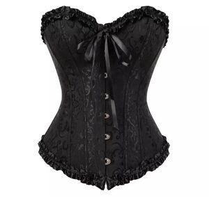 Elegant Black Lace Corset
